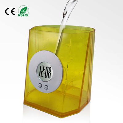 創(chuàng)意環(huán)保萬(wàn)年歷水能鐘/水動(dòng)力時(shí)鐘/喝水筆筒鐘/不用電池的時(shí)鐘 - 創(chuàng)意環(huán)保萬(wàn)年歷水能鐘/水動(dòng)力時(shí)鐘/喝水筆筒鐘/不用電池的時(shí)鐘廠家 - 創(chuàng)意環(huán)保萬(wàn)年歷水能鐘/水動(dòng)力時(shí)鐘/喝水筆筒鐘/不用電池的時(shí)鐘價(jià)格 - 東莞市佳泰塑膠電子制品廠 - 